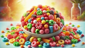 Freeze Dried Candy Freeze Dried Candy Image Colorful Candy Crunchy Candy Photo High-Resolution Candy Candy Assortment Sweet Treats Freeze Dried Snacks Eye-Catching Candy Display Vibrant Candy Picture Delicious Candy Photo